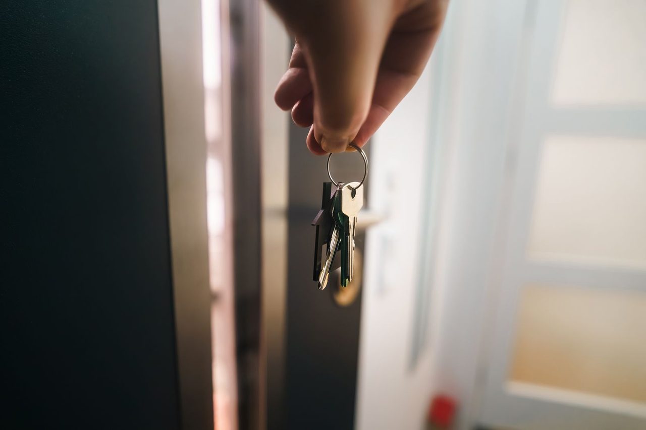Schlüsselübergabe beim Kauf der eigenen Immobilie